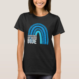 type1diabetes T1D We Wear Blue Diabetes Awareness  T-Shirt