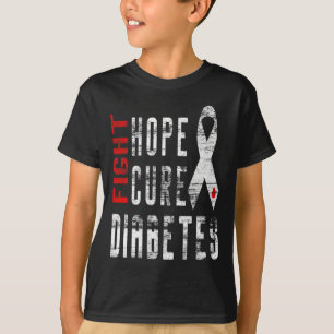 Type 1 Diabetes Awareness - Cure Diabetes  T-Shirt