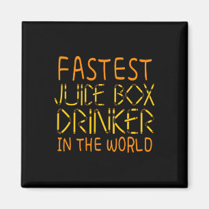 Type 1 Diabetes Awareness Fastest Juice Box Drinke Magnet