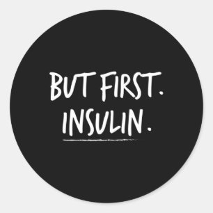 Type 1 Diabetes Awareness Fun Child-adult3 Classic Round Sticker