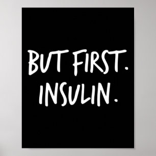 Type 1 Diabetes Awareness Fun Child-adult  Poster