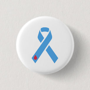 Type 1 Diabetes Awareness Ribbon T1D 3 Cm Round Badge