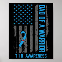Type 1 Diabetes Awareness T1D Dad of Warrior Type 