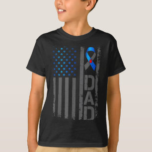 Type 1 Diabetes Awareness T1d Dad Of Warrior Type T-Shirt