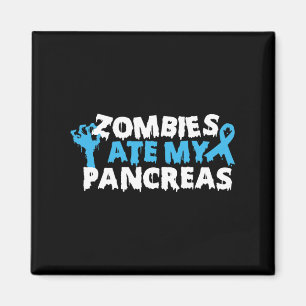 Type 1 Diabetes Awareness Zombies Ate My Pancreas Magnet