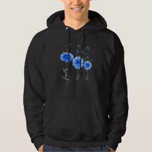 Type 1 Diabetes Daisy Flower Diabetes Awareness Ri Hoodie