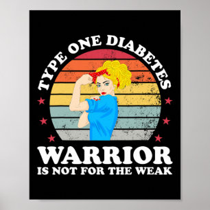 Type 1 Diabetes Mum Mother T1d Diabetic Awareness Poster