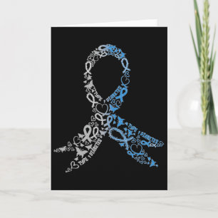 Type 1 Diabetes Ribbon Juvenile Diabetes Awareness Card