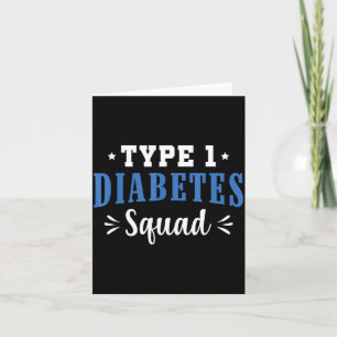 Type 1 Diabetes Squad - Diabetes Awareness Card