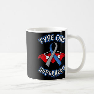 Type 1 Diabetes Superhero Awareness Gift Diabetic Coffee Mug
