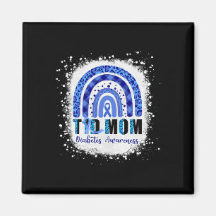 Type 1 Diabetes T1d Mum Diabetes Awareness Leopard Magnet