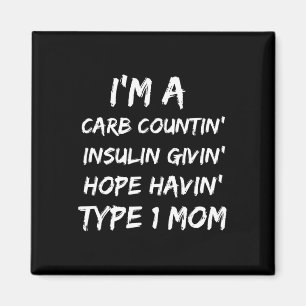 Type 1 Mum Diabetes Awareness Month Magnet