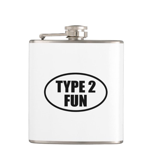 Type 2 Fun Hip Flask (Front)