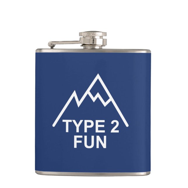 Type 2 Fun Hip Flask (Front)