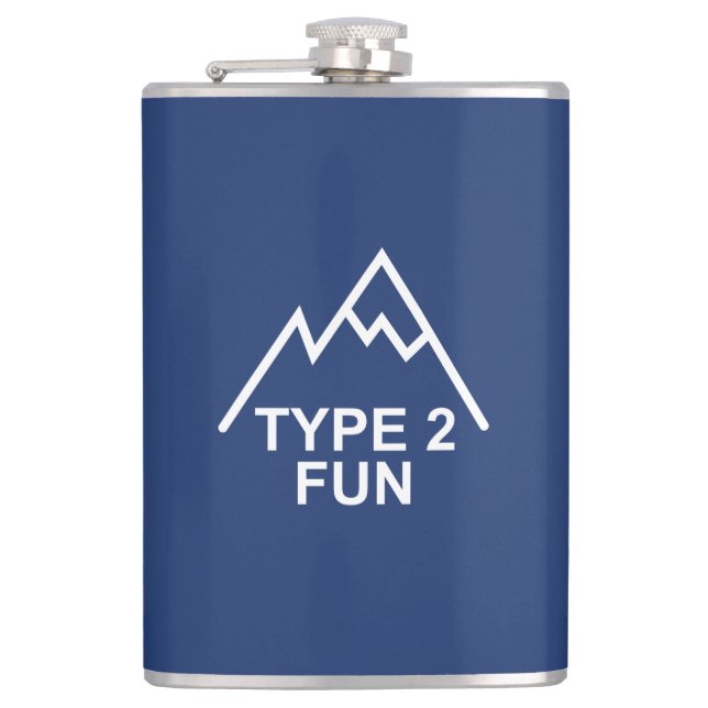 Type 2 Fun Hip Flask (Front)
