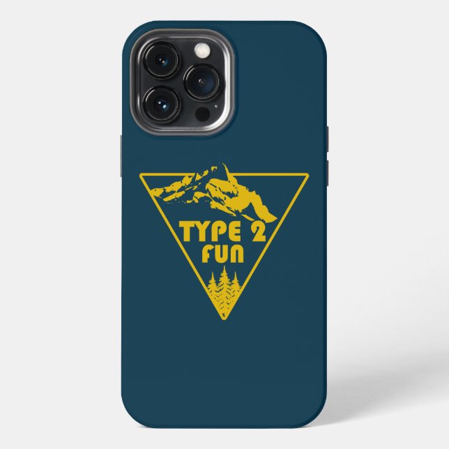 Type 2 Fun Mountains iPhone Case (Back)