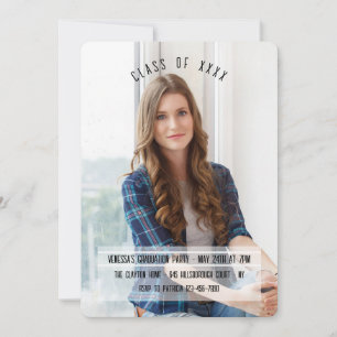 Type Arch Photo Invitation