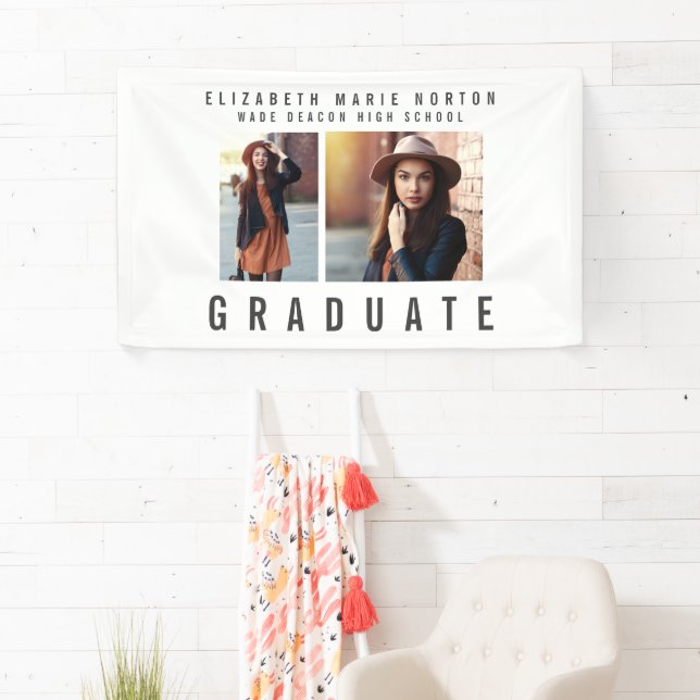 Type graduation multi photo modern banner (Insitu)