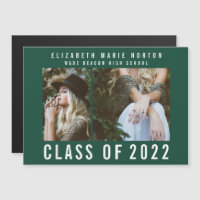 Type graduation multi photo modern magnetic green
