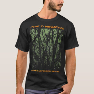 Type Negative Tree We Are Suspend In Dark T-Shirt