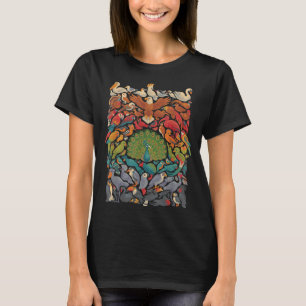 Type of Birds bird Watcher Garden Birds Cardinal P T-Shirt