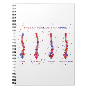 Type of scoliosis of spine notebook
