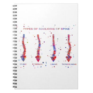 Type of scoliosis of spine notebook
