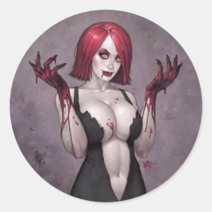 Type OH! Classic Round Sticker