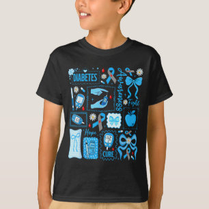 Type one diabetes awareness warriors fighters T-Shirt