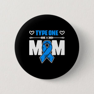 Type One Mum Diabetes Warrior Diabetic Diabetes Aw 6 Cm Round Badge