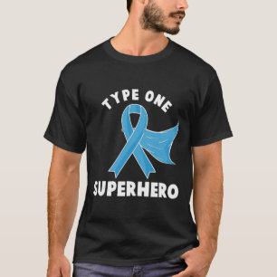 Type One Superhero Diabetes Awareness Diabetic Boy T-Shirt