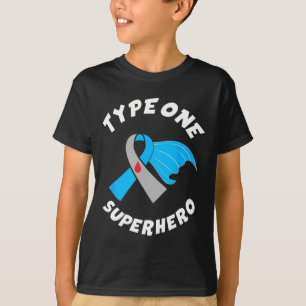 Type One Superhero Type 1 Diabetes Awareness 1 T-Shirt