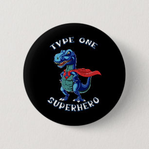 Type One Warrior Diabetic Boy Diabetes Awareness M 6 Cm Round Badge