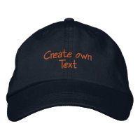 Type own text Hat-Cap