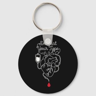 Type Phlebotomist Phlebotomy Blood Nurse RN Key Ring