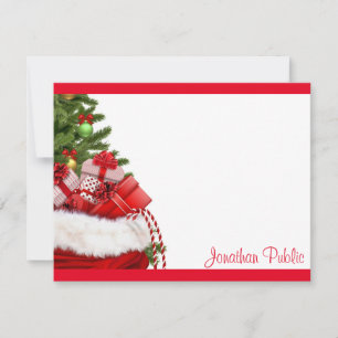 Typed Monogram Christmas Template Personalised
