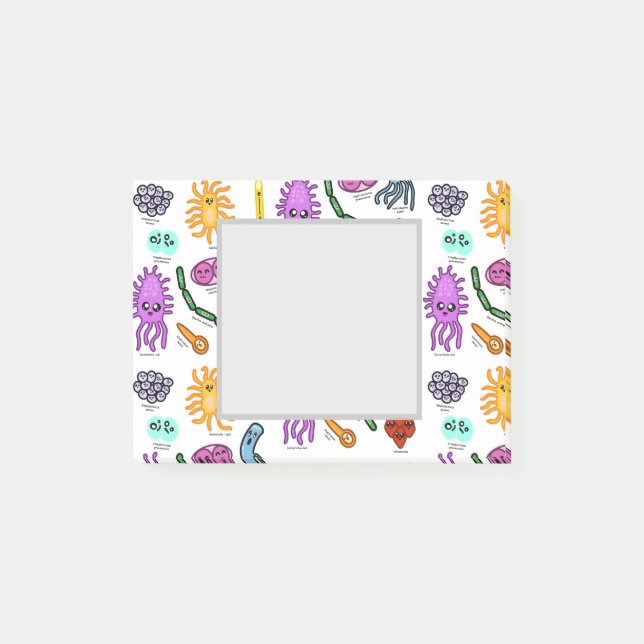 Types Of Bacteria Post-it Notes (Front)