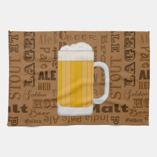 Types of Beer Series Print 1 Tea Towel