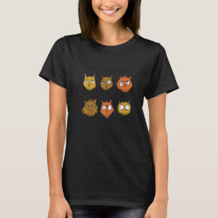 Types of Coffee Drinkers Cat and Coffee Graphic T-Shirt