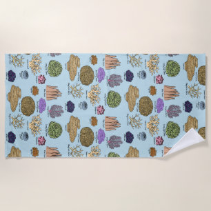 Types Of Coral Beach Towel