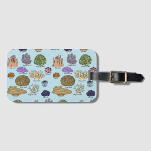 Types Of Coral Luggage Tag
