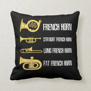 Types Of French Horn Player Brass Player Musician Cushion