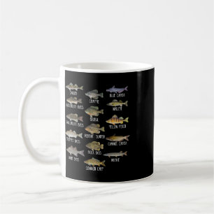 Types Of Freshwater Fish Species Biology Fishing Coffee Mug