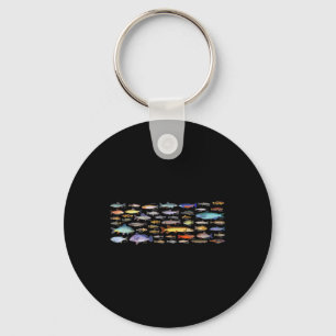 Types Of Freshwater Fish Species Biology Fishing Key Ring