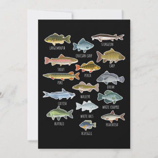Types Of Freshwater Fish Species Fishing Invitation