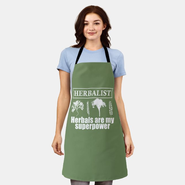 Types of herbals herbalist apron (Worn)