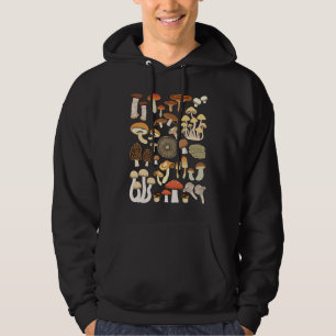 Types of mushroom collector mushroom whisperer det hoodie