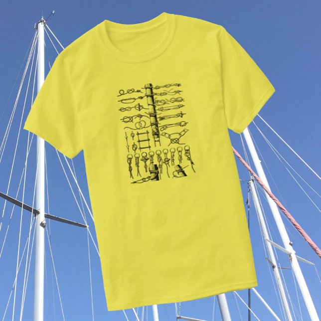 Types of Nautical Knots Chart T-Shirt (Creator Uploaded)