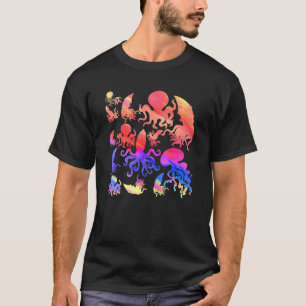 Types of Octopus Tentacles Kraken Marine Biology O T-Shirt