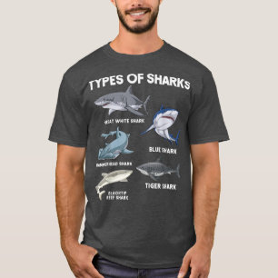 Types of Sharks T-Shirt